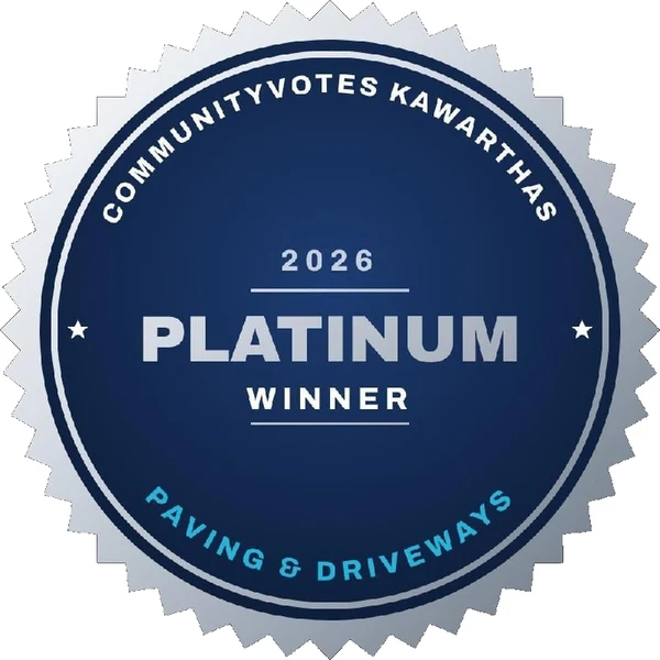 Harwick Paving Ltd. 2026 CommunityVotes Kawarthas Platinum winner, Paving and Driveways