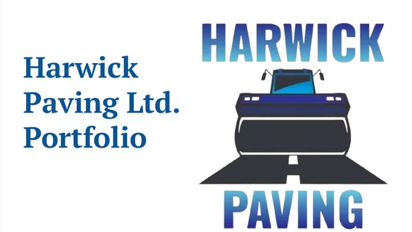 Harwick Paving portfolio cover